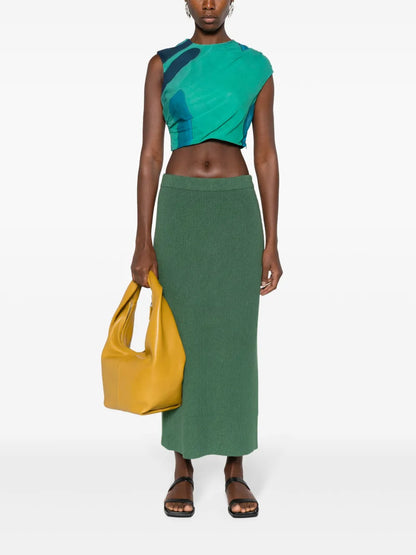 Kyara Ribbed Midi Skirt