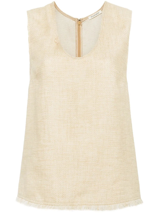 Debbia Fringed Tank Top
