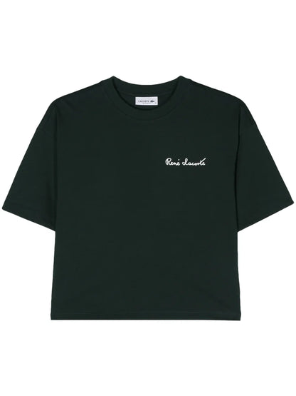 Logo-Patch Cotton T-Shirt