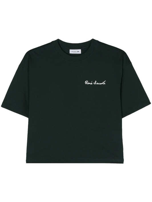 Logo-Patch Cotton T-Shirt