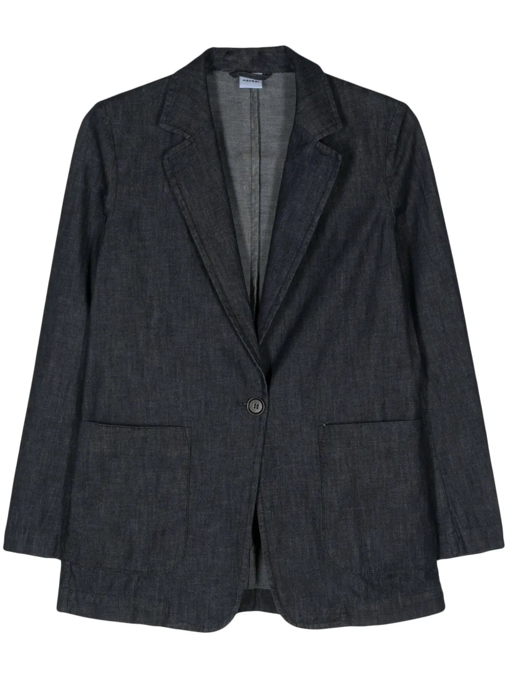 Single-Breasted Denim Blazer