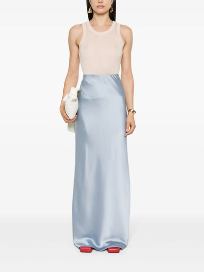 Ginestra Satin Long Skirt