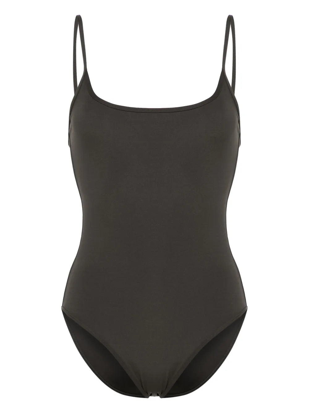 Square-Neck High-Cut Swimsuit