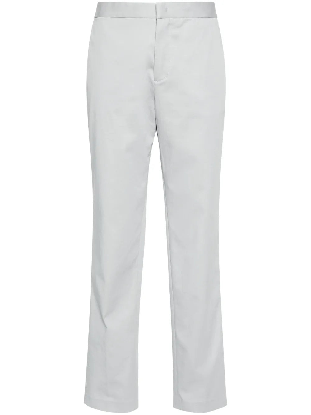 Straight-Leg Gabardine Trousers