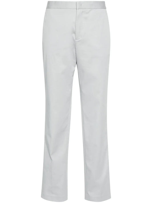 Straight-Leg Gabardine Trousers