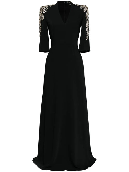 Babe Bead-Embellished Maxi Dress