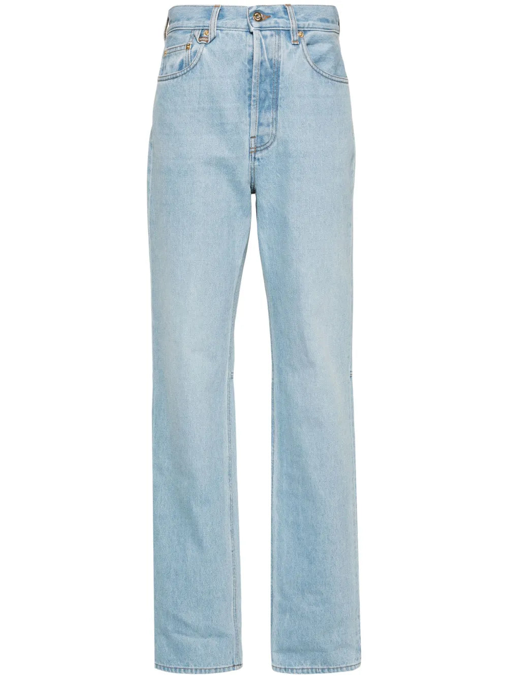 Le De-Nîmes Droit Straight-Leg Jeans