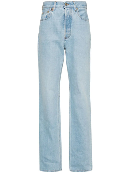 Le De-Nîmes Droit Straight-Leg Jeans