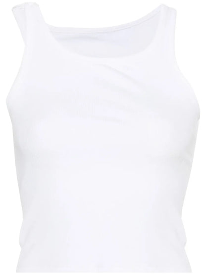 Ribbed Cropped Tank Top