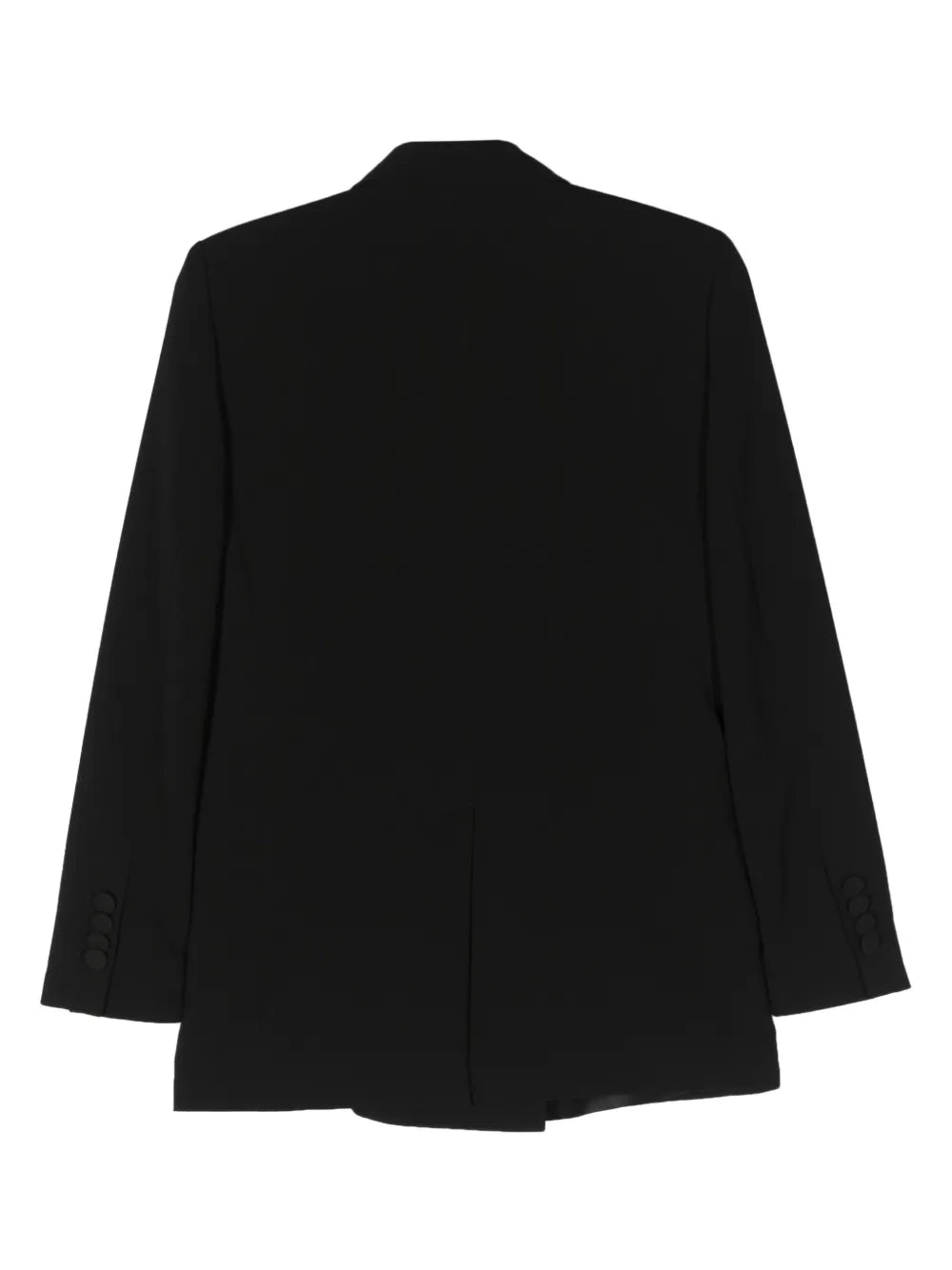 Peak-Lapels Double-Breasted Blazer