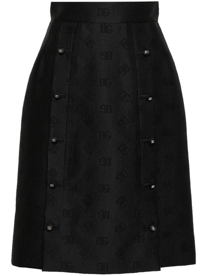 Jacquard-Logo Skirt