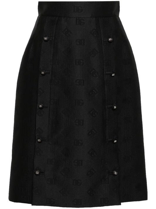 Jacquard-Logo Skirt
