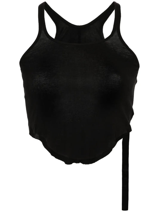 Cropped Cotton Tank Top