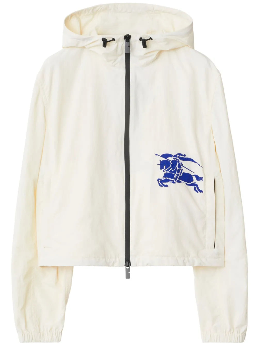 Equestrian Knight-Appliqué Cropped Jacket