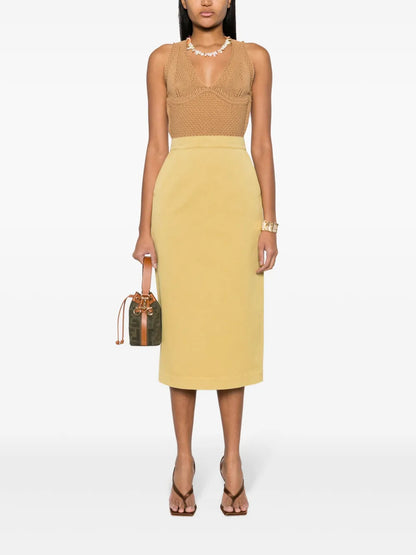 Denver Midi Twill Skirt