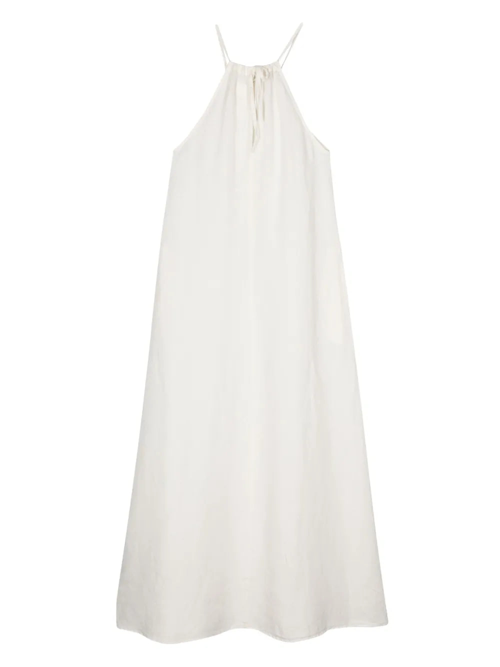 Halterneck Linen Maxi Dress