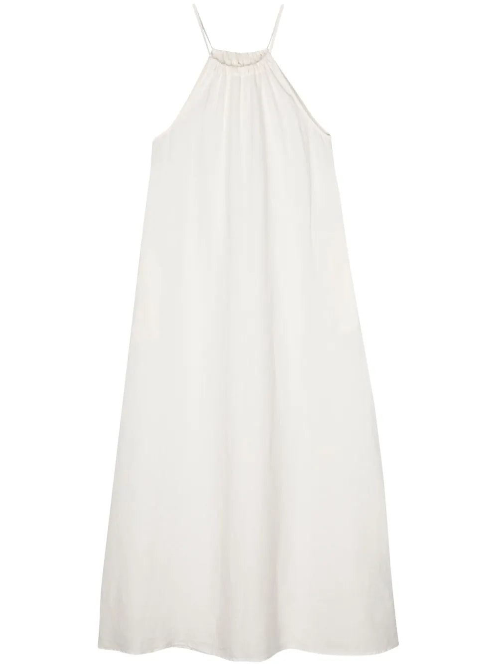 Halterneck Linen Maxi Dress