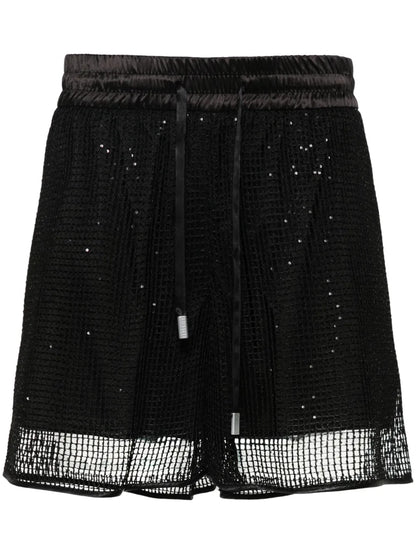 Sequin-Embellished Shorts