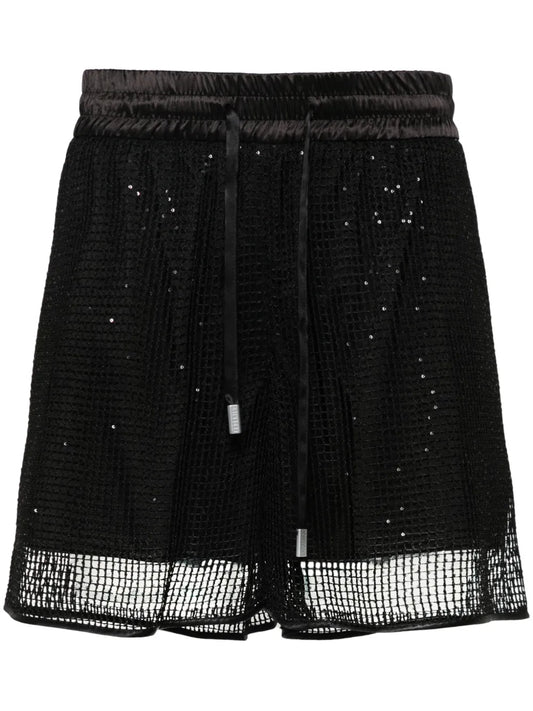 Sequin-Embellished Shorts
