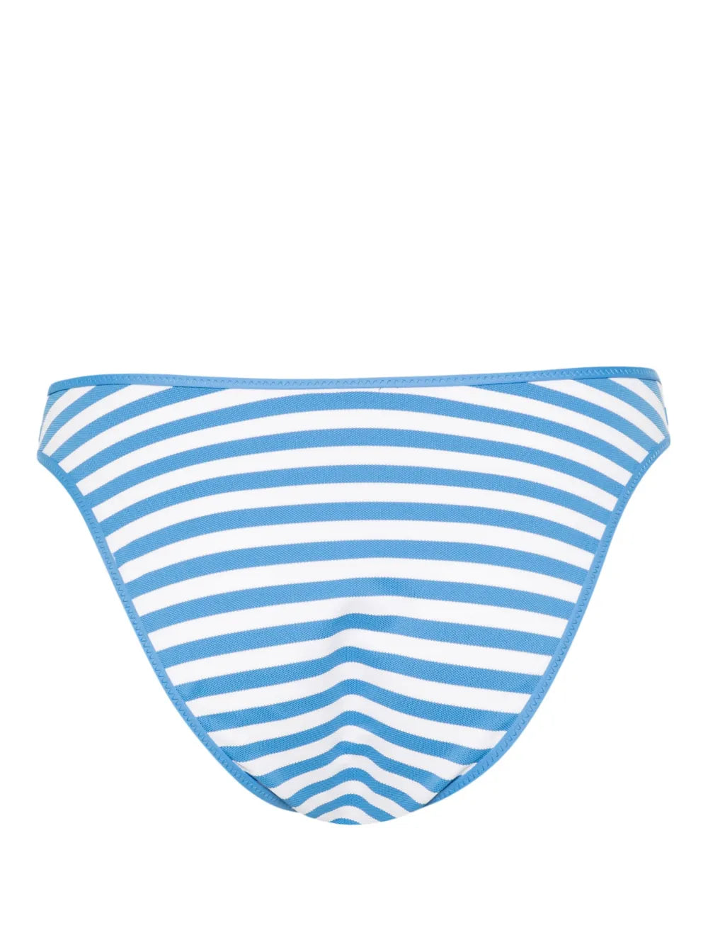 Striped Piqué-Weave Bikini Bottom