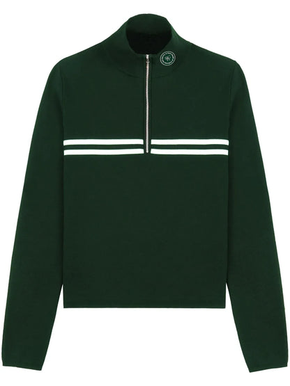 Minimal Quarter-Zip Sweatshirt