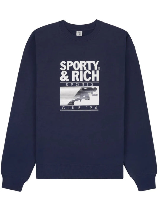 Motion Club Logo-Print Sweatshirt