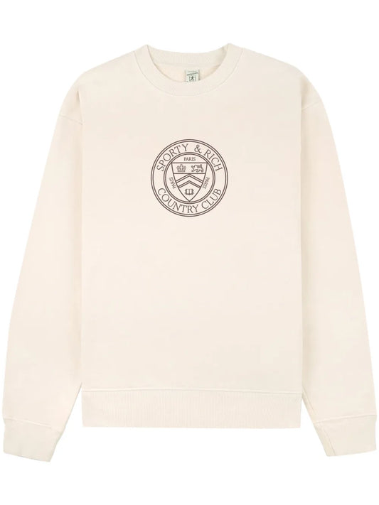 Connecticut Crest Cotton Sweatshirt