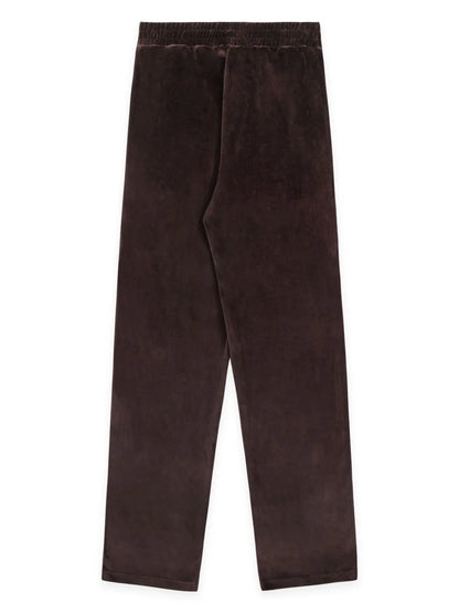 Script-Logo Velour Track Pants