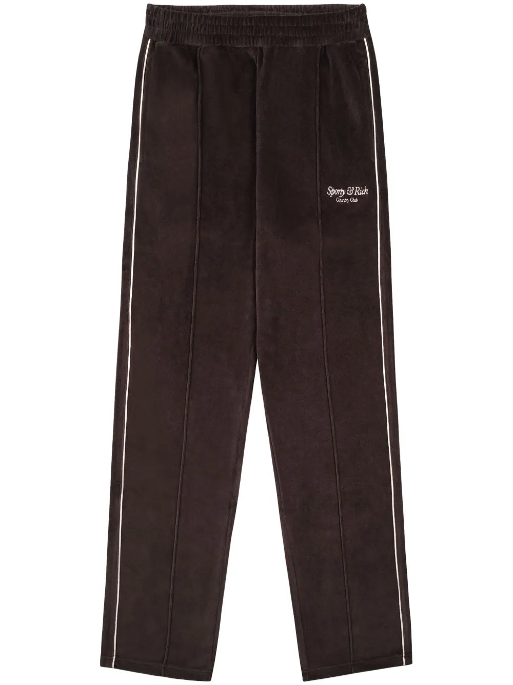 Script-Logo Velour Track Pants