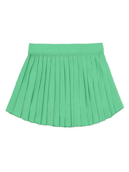 Prince Sporty Pleated Miniskirt