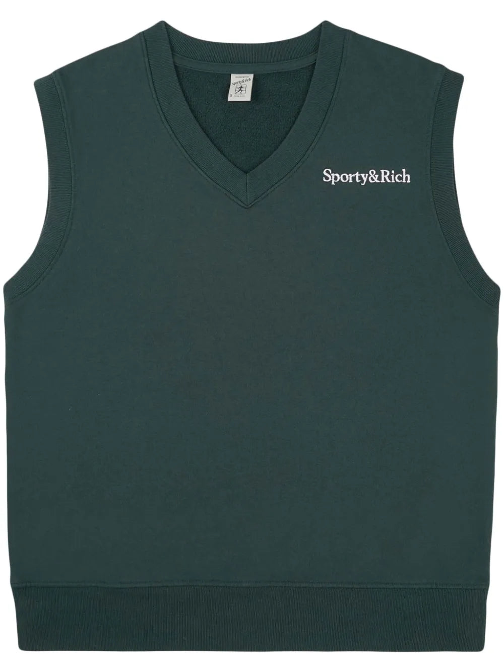 Serif Logo Cotton Vest