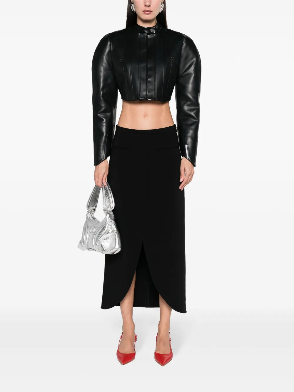 Ellipse Tailored Maxi Skirt