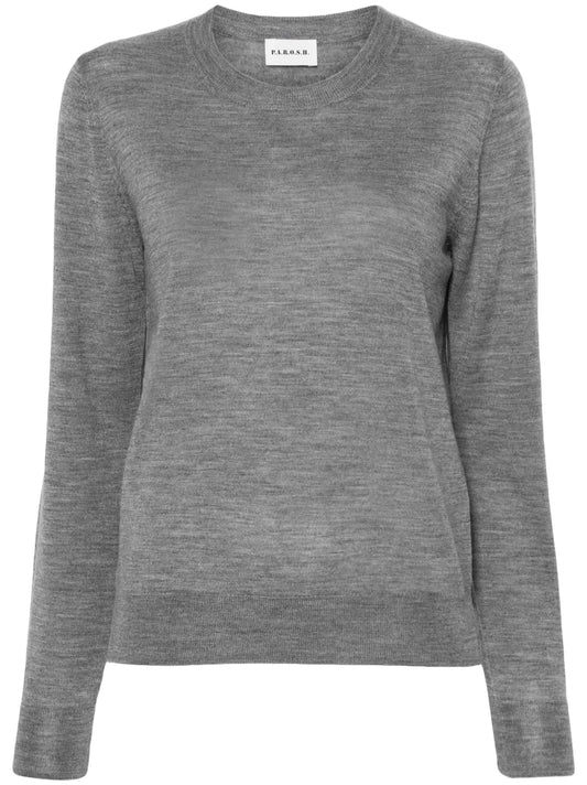 Mélange Crew Neck Jumper