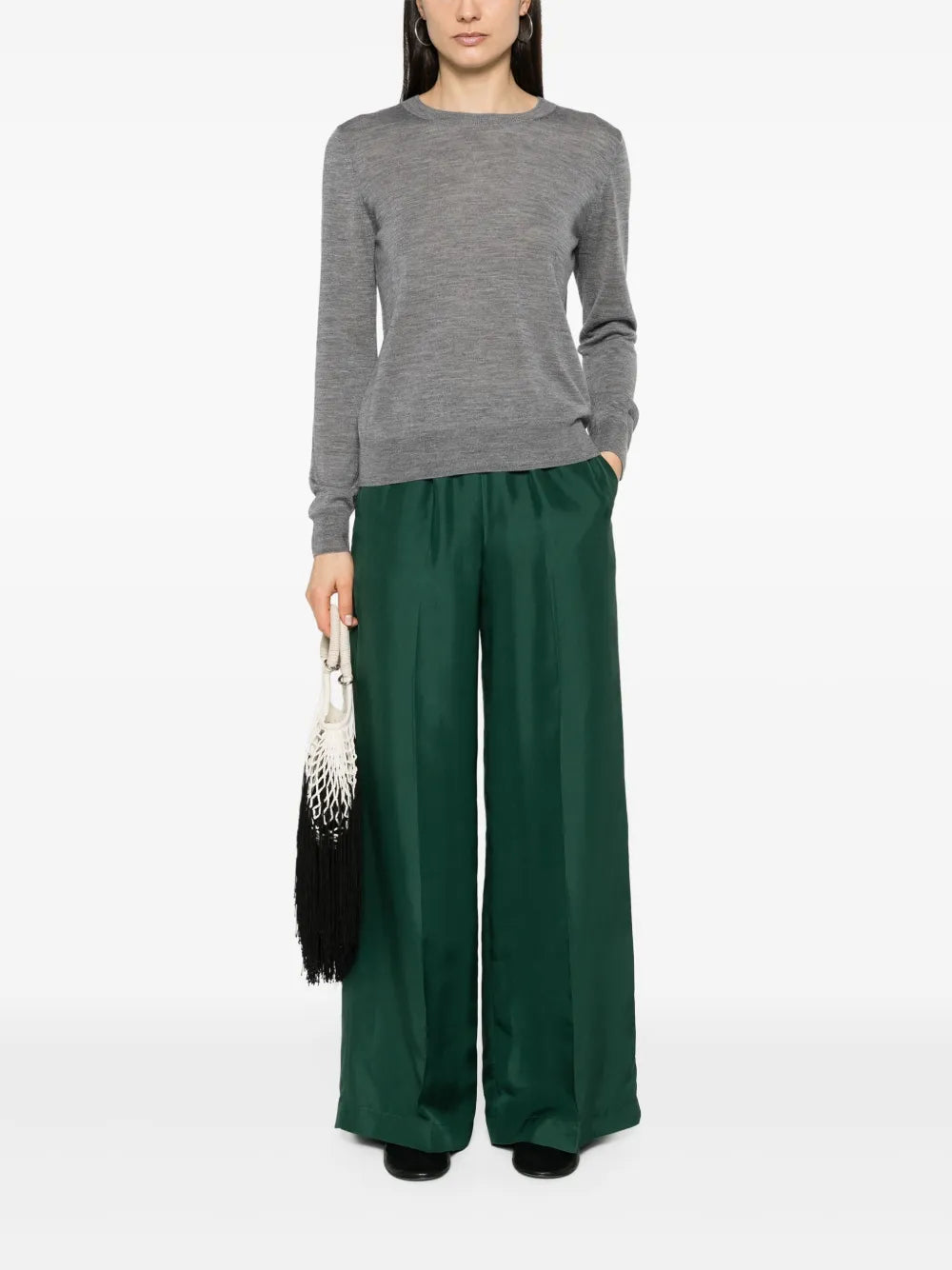 Mélange Crew Neck Jumper