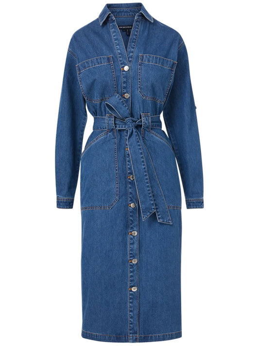 Evelyn Chambray Dress
