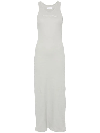 Logo-Patch Maxi Dress