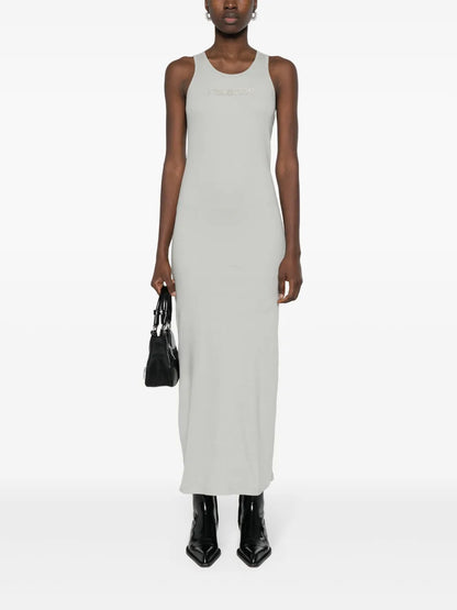 Logo-Patch Maxi Dress