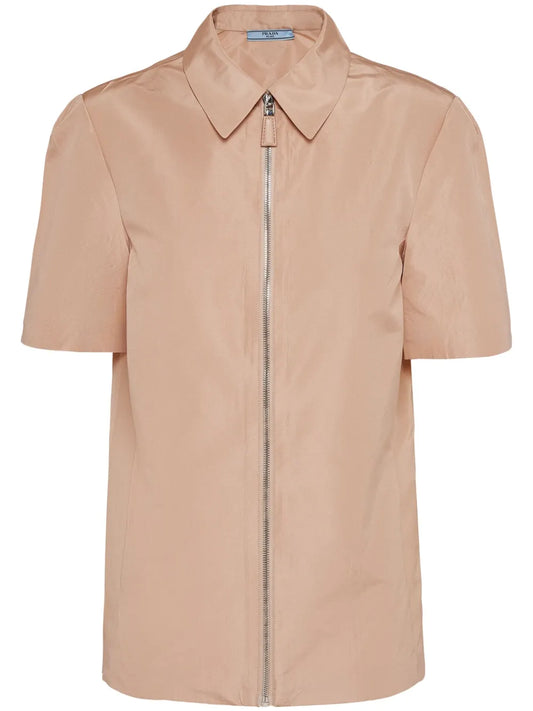Short-Sleeved Faille Shirt