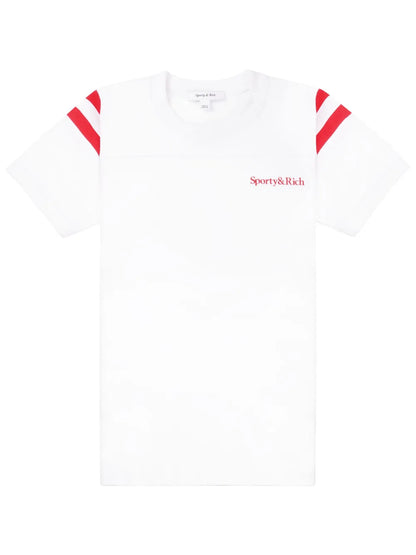 Serif Logo Football T-Shirt