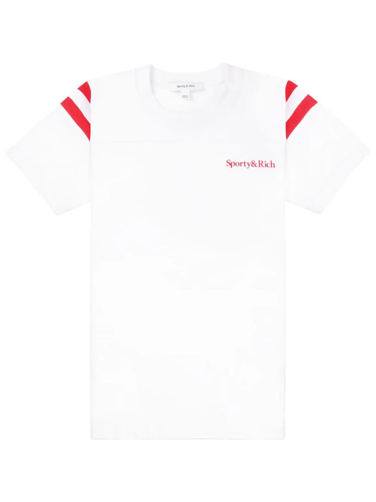 Serif Logo Football T-Shirt