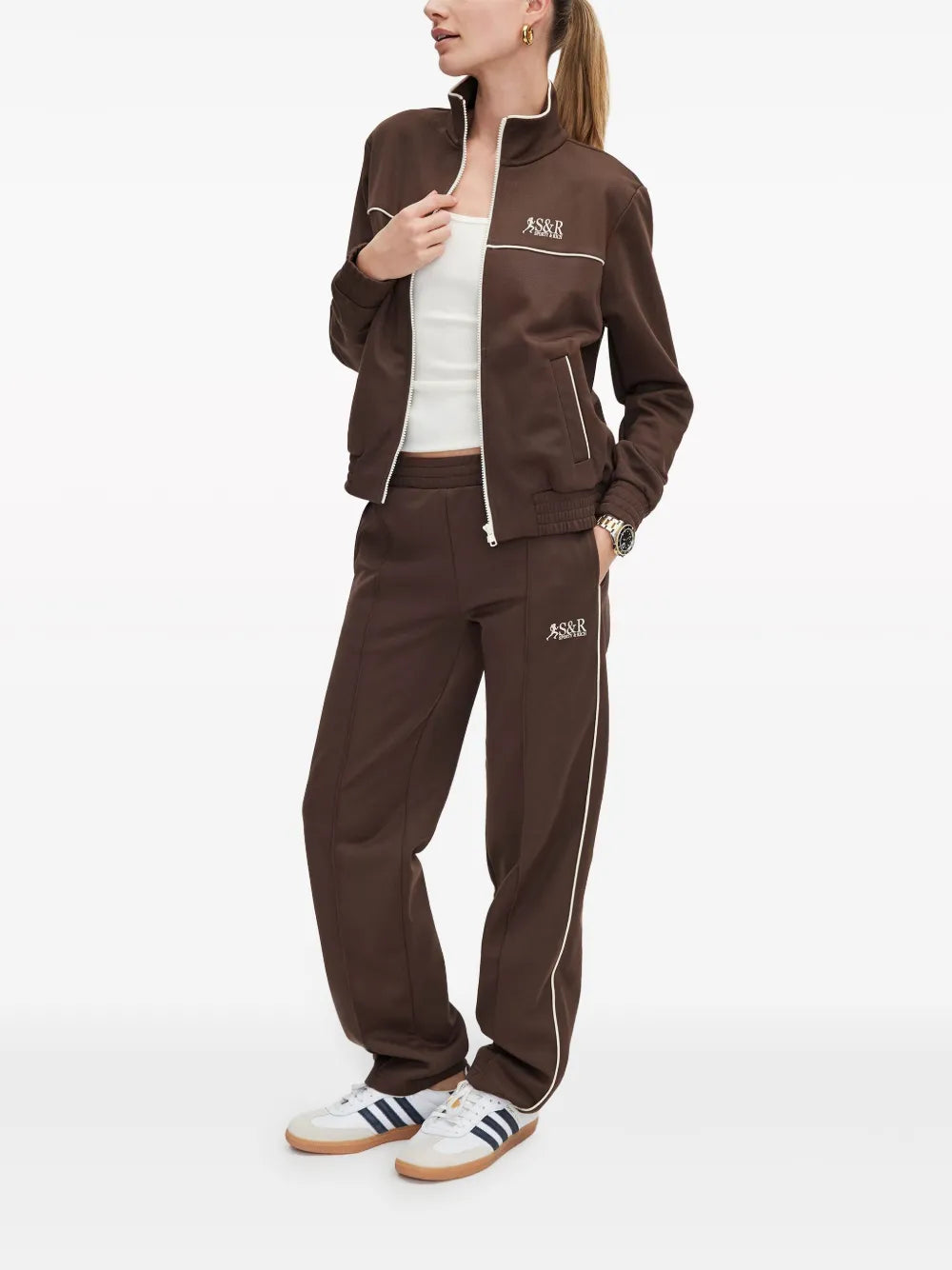 Action Logo-Print Track Jacket