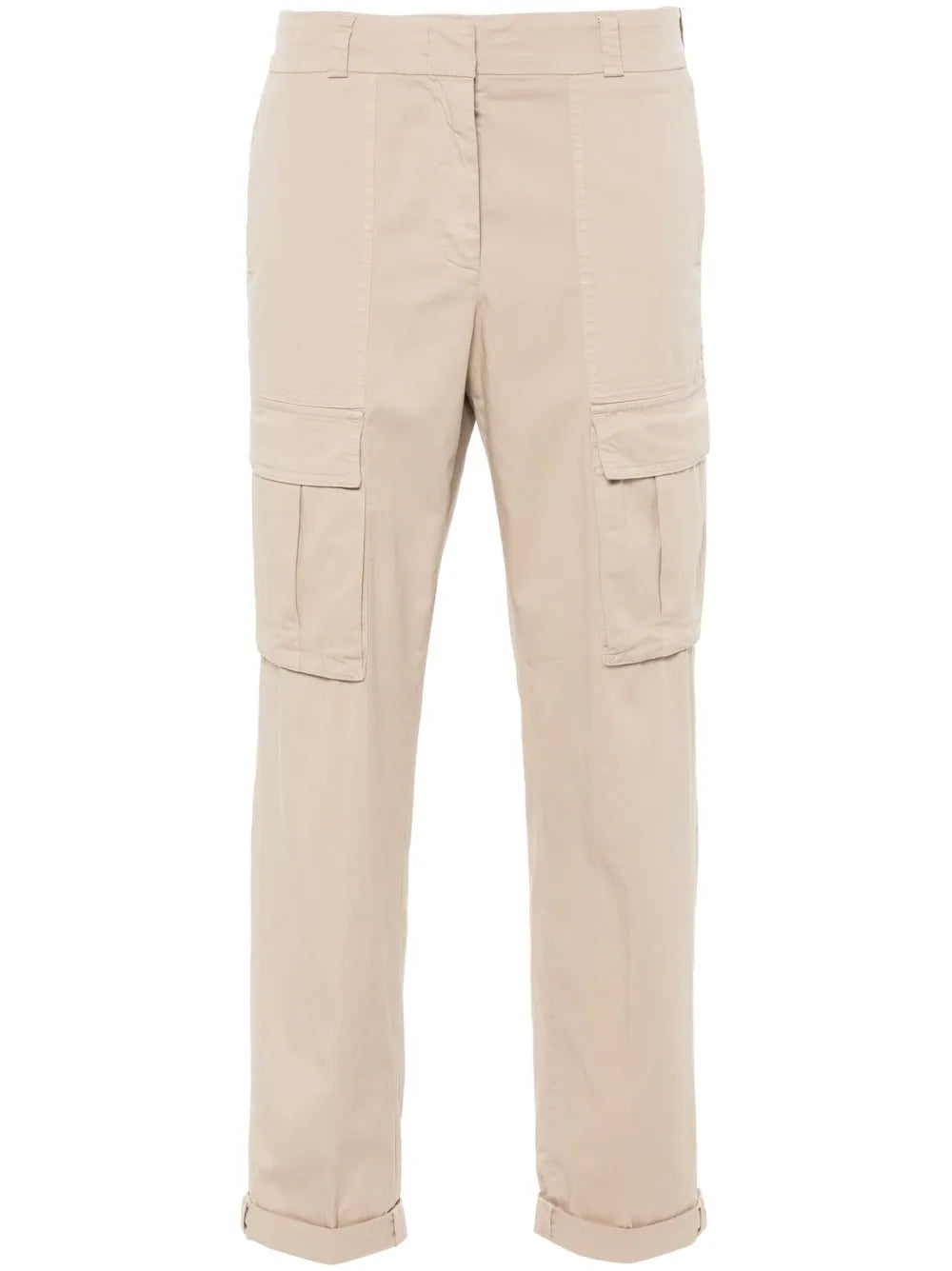 Cropped Cargo Trousers