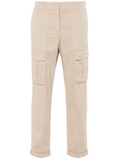 Cropped Cargo Trousers