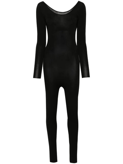 Fine-Ribbed Jumpsuit