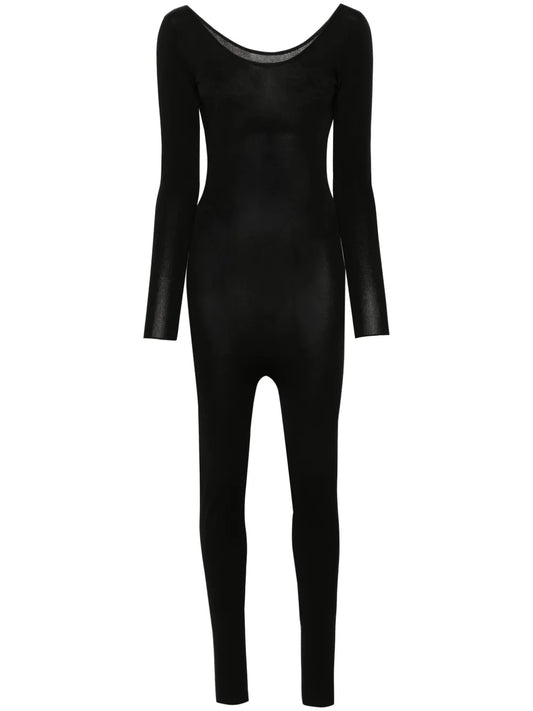 Fine-Ribbed Jumpsuit