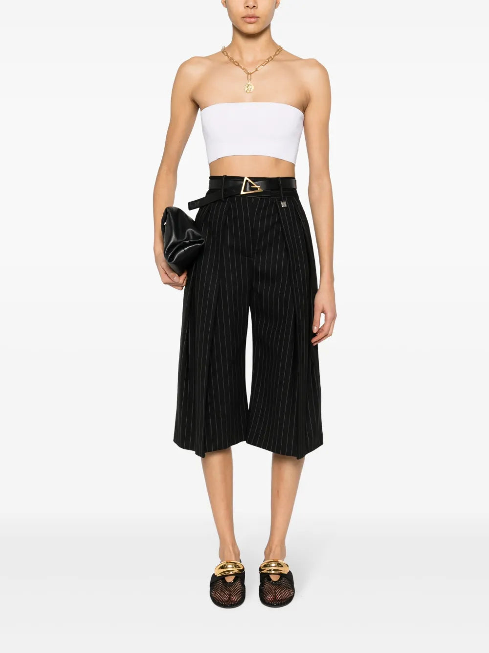 Ribbed Bandeau Top