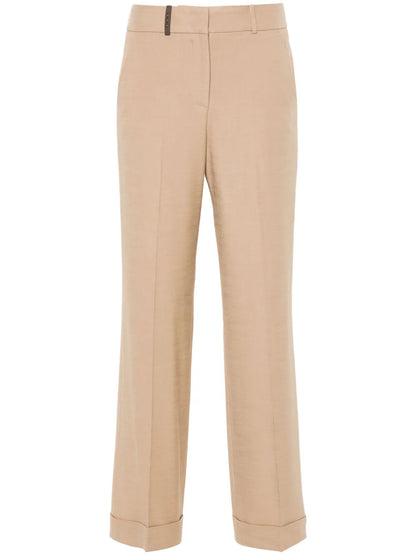 Straight-Leg Trousers
