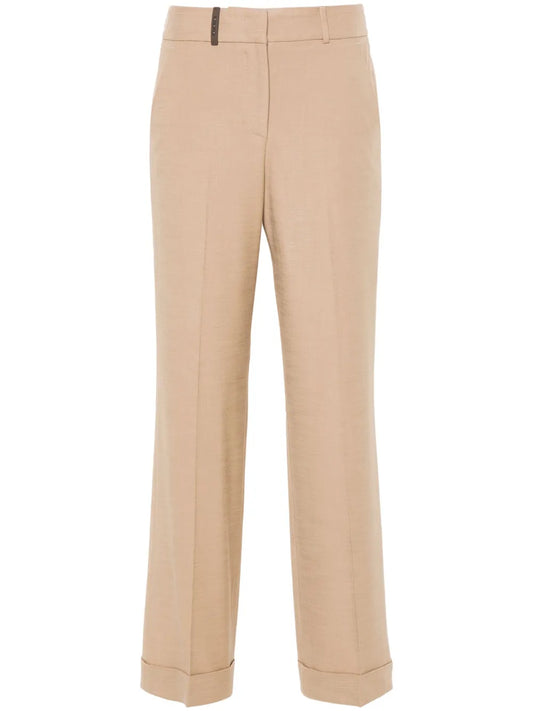 Straight-Leg Trousers
