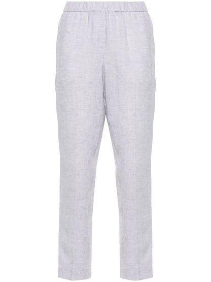 Cropped Linen Trousers