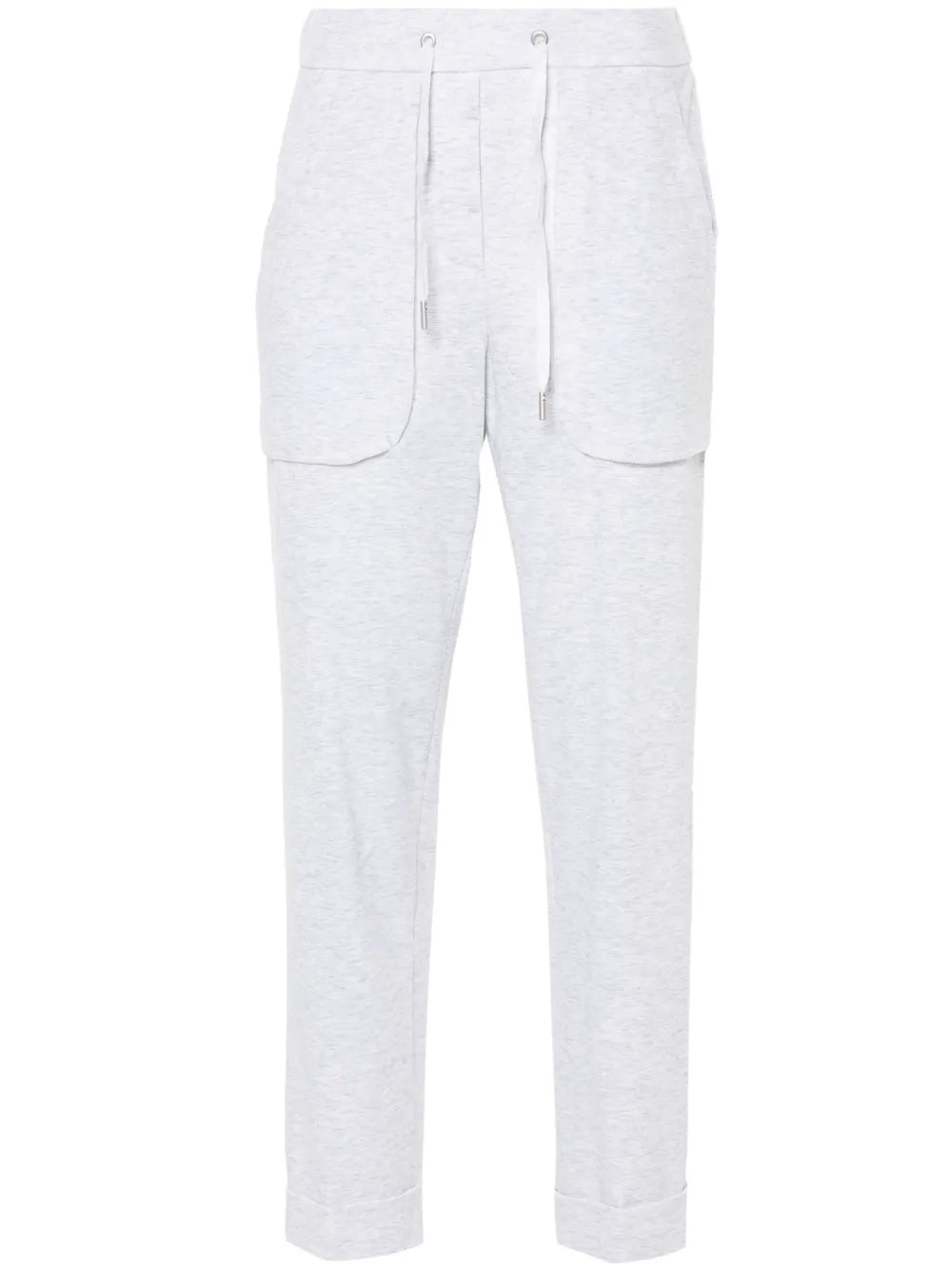 Mélange-Effect Track Pants
